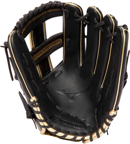 12.5 Inch Mizuno MVP Prime SE GMVP1250PSES8-Black/Gold Adult Slowpitch Softball Glove 2 12.5 Inch Mizuno MVP Prime SE GMVP1250PSES8-Black/Gold Adult Slowpitch Softball Glove - Image 2