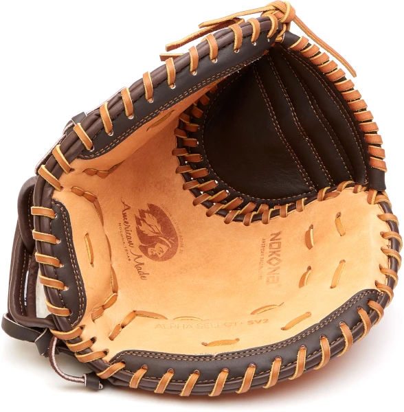 32.5 Inch Nokona Alpha SV2 Adult Baseball/Softball Catcher's Mitt 2 32.5 Inch Nokona Alpha SV2 Adult Baseball/Softball Catcher's Mitt - Image 2