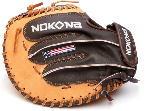 32.5 Inch Nokona Alpha SV2 Adult Baseball/Softball Catcher's Mitt 3 32.5 Inch Nokona Alpha SV2 Adult Baseball/Softball Catcher's Mitt - Image 3