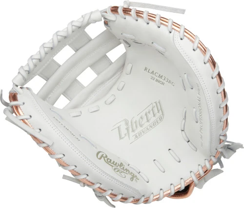 33 Inch Rawlings Liberty Advanced RLACM33RG Women's Fastpitch Softball Catcher Mitt 2 33 Inch Rawlings Liberty Advanced RLACM33RG Women's Fastpitch Softball Catcher Mitt - Image 2
