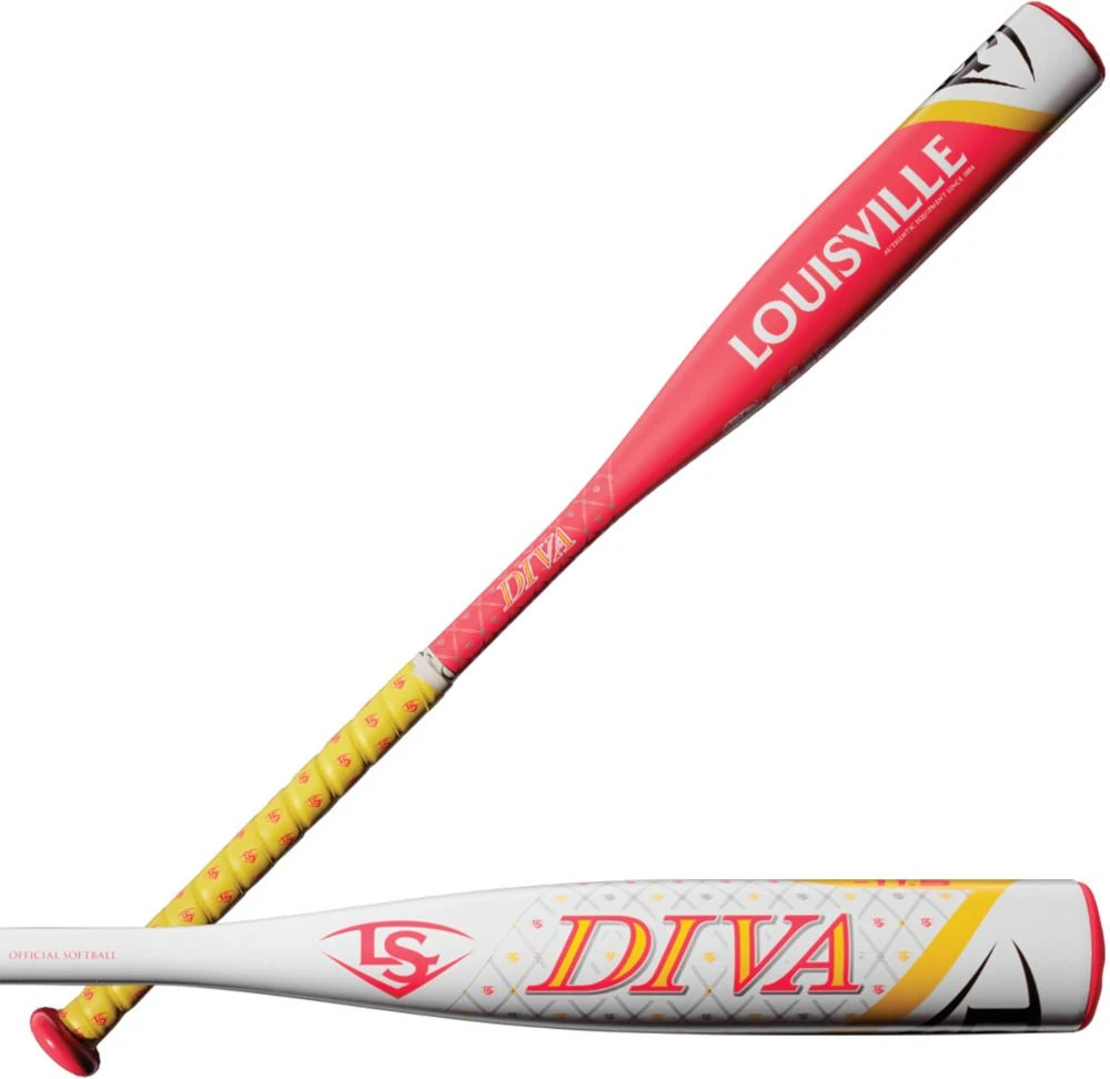 Louisville Slugger Diva Girl's Balanced Fastpitch Softball Bat WTLFPDV18A115 (-11.5oz) 1 Louisville Slugger Diva Girl's Balanced Fastpitch Softball Bat WTLFPDV18A115 (-11.5oz)