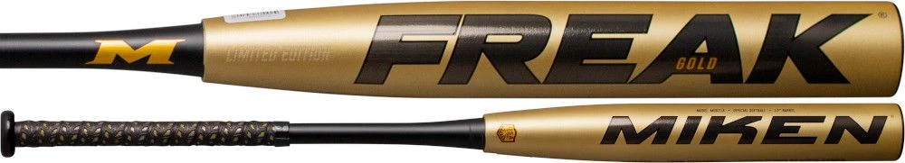 2022 Miken Freak Gold Limited Edition Adult USA Maxload Slowpitch Softball Bat MGD21A 1 2022 Miken Freak Gold Limited Edition Adult USA Maxload Slowpitch Softball Bat MGD21A