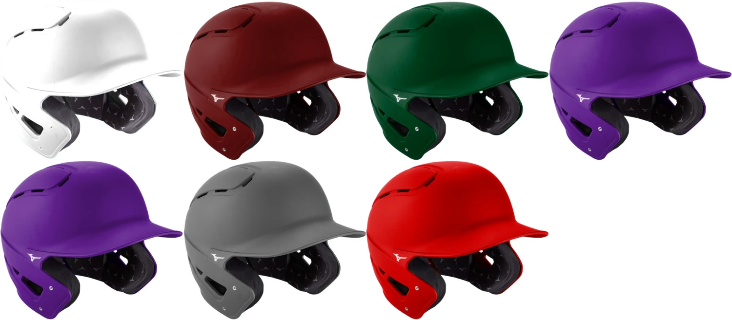 Mizuno B6 380388 Adult Solid Matte Batting Helmet 4 Mizuno B6 380388 Adult Solid Matte Batting Helmet - Image 4