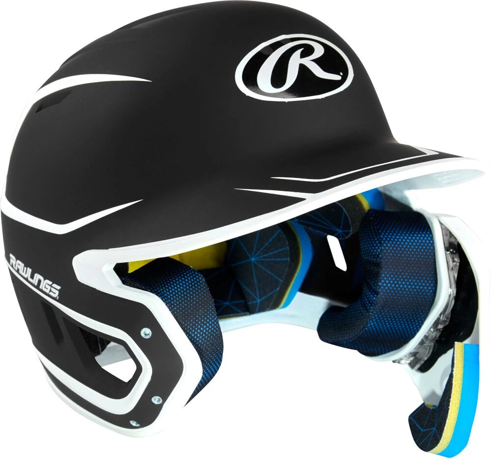 Rawlings MACH Adjust Senior Two-Tone Matte Baseball Batting Helmet W/ Adjustable Face Guard MA14S 6 Rawlings MACH Adjust Senior Two-Tone Matte Baseball Batting Helmet W/ Adjustable Face Guard MA14S - Image 6