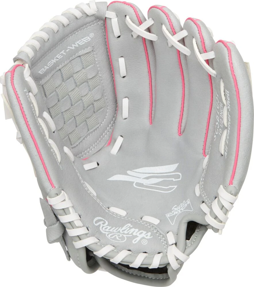 Mizuno 10.5 Inch Rawlings Sure Catch Girl's Fastpitch Softball Glove SCSB105P 2 Mizuno 10.5 Inch Rawlings Sure Catch Girl's Fastpitch Softball Glove SCSB105P - Image 2