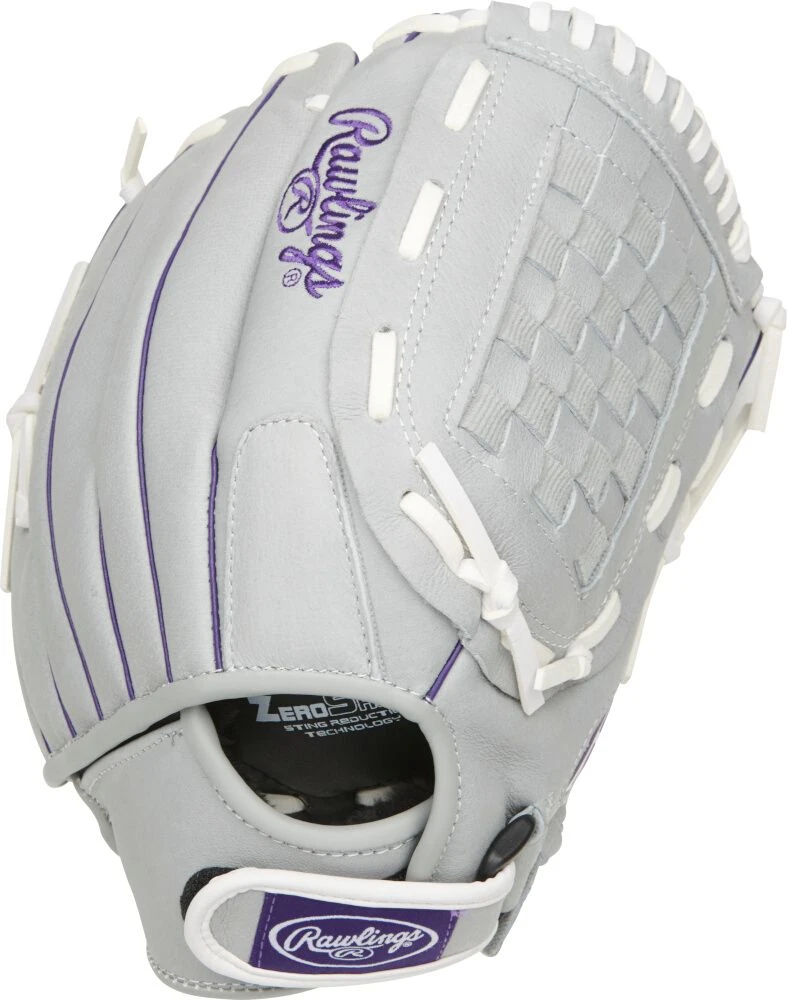 12.5 Inch Rawlings Sure Catch Girl's Fastpitch Softball Glove SCSB125PU 1 12.5 Inch Rawlings Sure Catch Girl's Fastpitch Softball Glove SCSB125PU