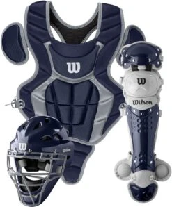 Wilson C200 Youth Baseball Catcher's Gear Kit WB57116 -Baseball Promotion Store wilson c200 youth baseball catchers gear kit wb57116 35