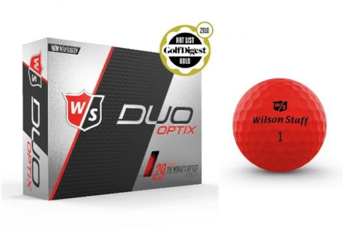 Wilson Staff Duo Soft Optix 6 Dozen Red Dawn Golf Balls - Free Shipping! 1 Wilson Staff Duo Soft Optix 6 Dozen Red Dawn Golf Balls - Free Shipping!